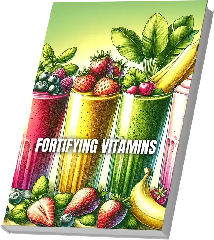 Cover of the Fortifying Vitamins e-book, one of the bonus guides the sales page lists